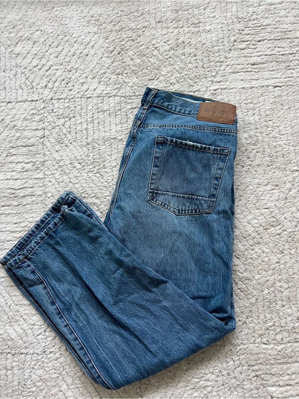 Nautica Men's Straight-Leg Denim Jeans in Blue